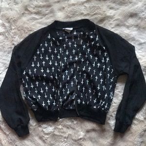 Light jacket w/mesh arms